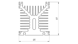 Радиатор охлаждения ТП-039 схема