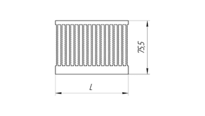 Радиатор охлаждения ТП-055 схема