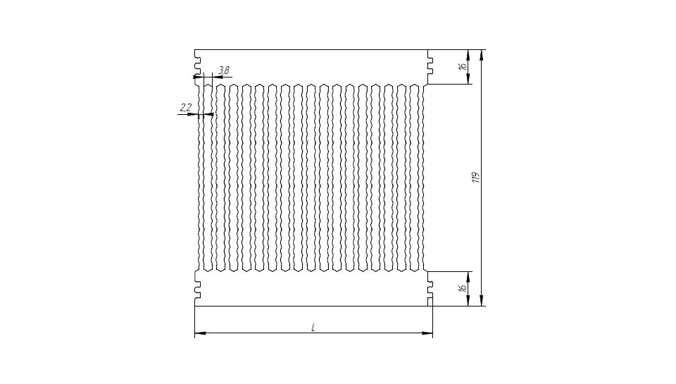 Радиатор охлаждения ТП-070 схема