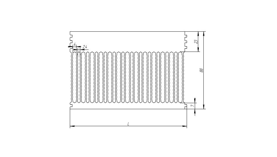 Радиатор охлаждения ТП-073 схема