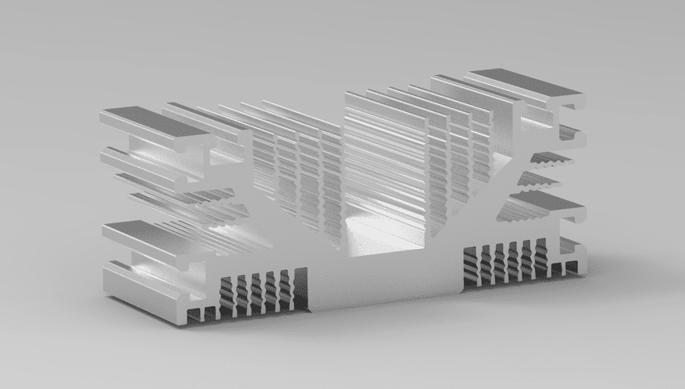 3D модель Охладитель О153-150