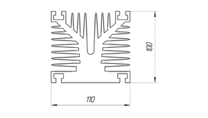 Радиатор охлаждения ТП-008 схема