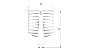 Радиатор охлаждения ТП-054 схема