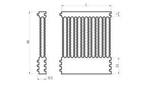 Радиатор охлаждения ТП-073 схема