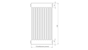 Радиатор охлаждения ТП-087 схема