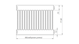 Радиатор охлаждения ТП-089 схема