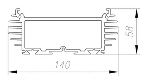Корпус светодиодного светильника ТПК-010 схема