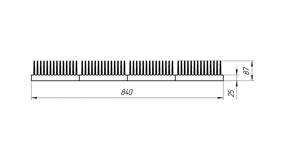 Широкий радиатор ТП-029-840 схема
